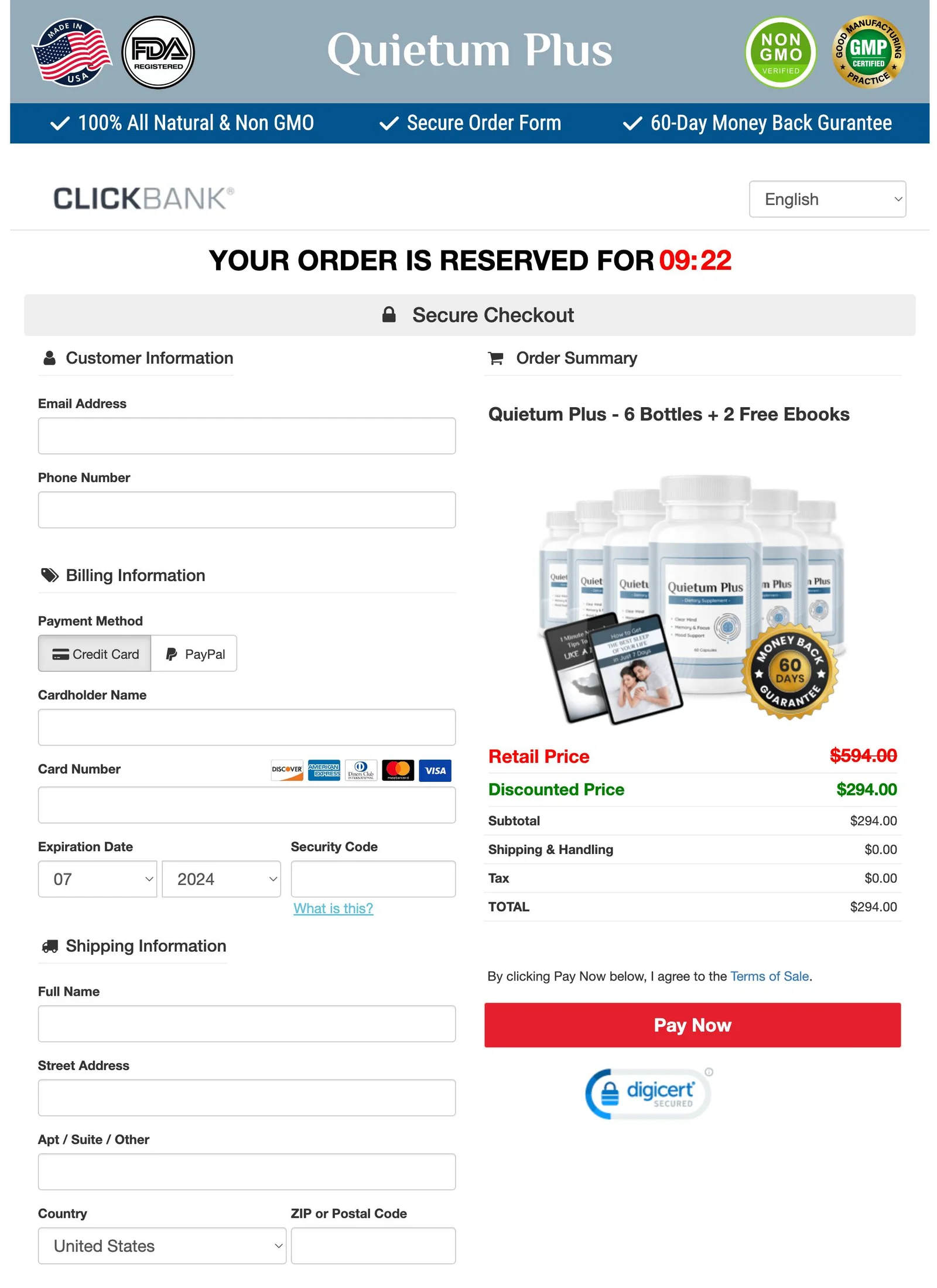 quietum plus order